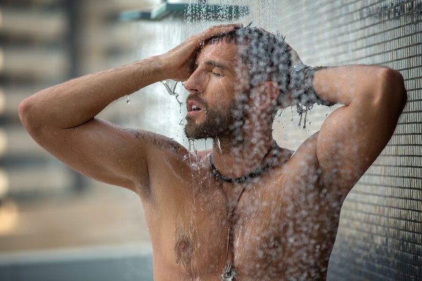 Contrast shower