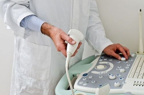 Ultrasound diagnosis of prostatitis. 