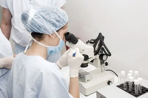 Performing work prostatitis diagnoses